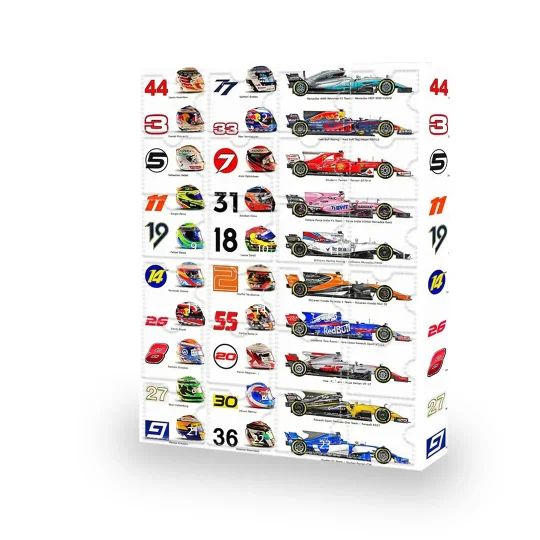 Toy Car Advent Calendar for Racing Fans