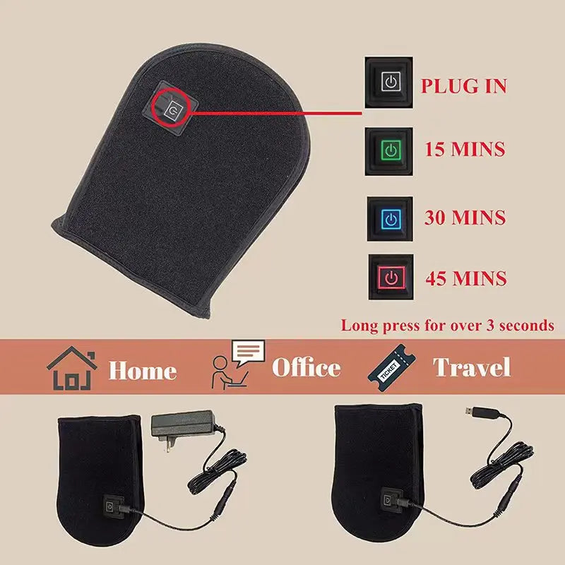 Hand therapy glove with infrared light device