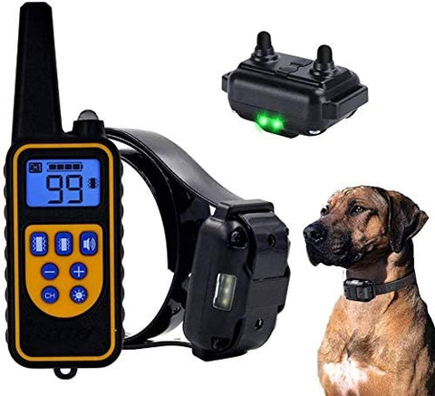 Dog training collar waterproof remote control