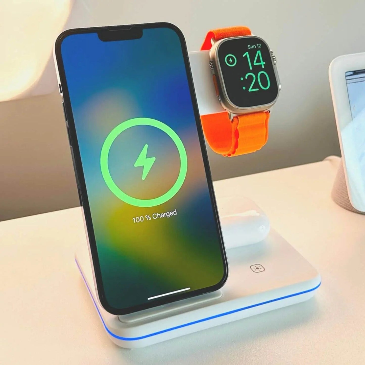 Wireless Charging Station for Phone Watch Earbuds