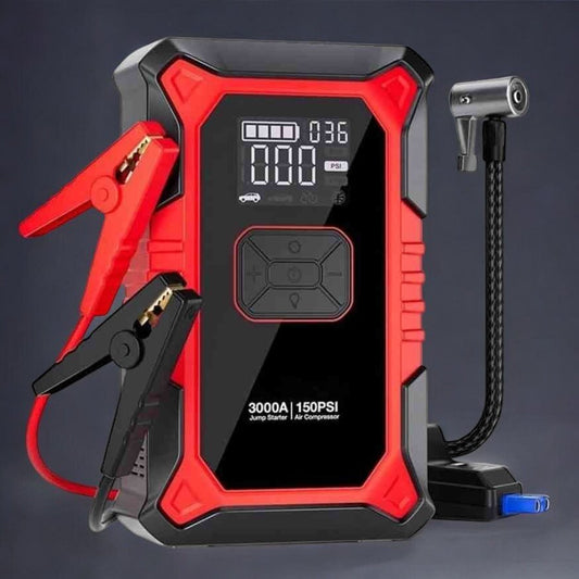 Car Jump Starter with Air Compressor