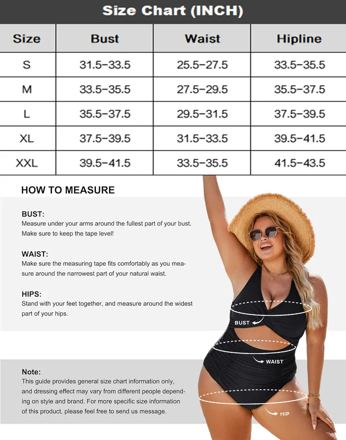 Swimsuit One Piece Tummy Control Cut Out