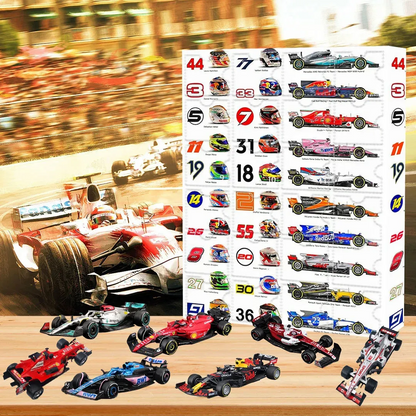 Toy Car Advent Calendar for Racing Fans