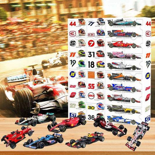 Toy Car Advent Calendar for Racing Fans