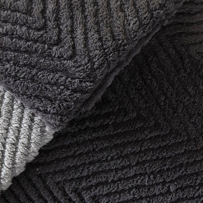 Sofa Cover Plush Non-Slip Grey Protector