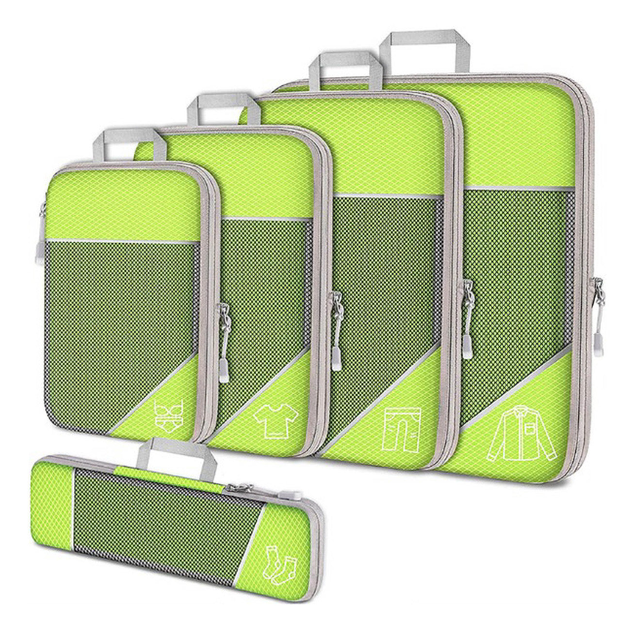 5-Piece Compression Packing Cubes