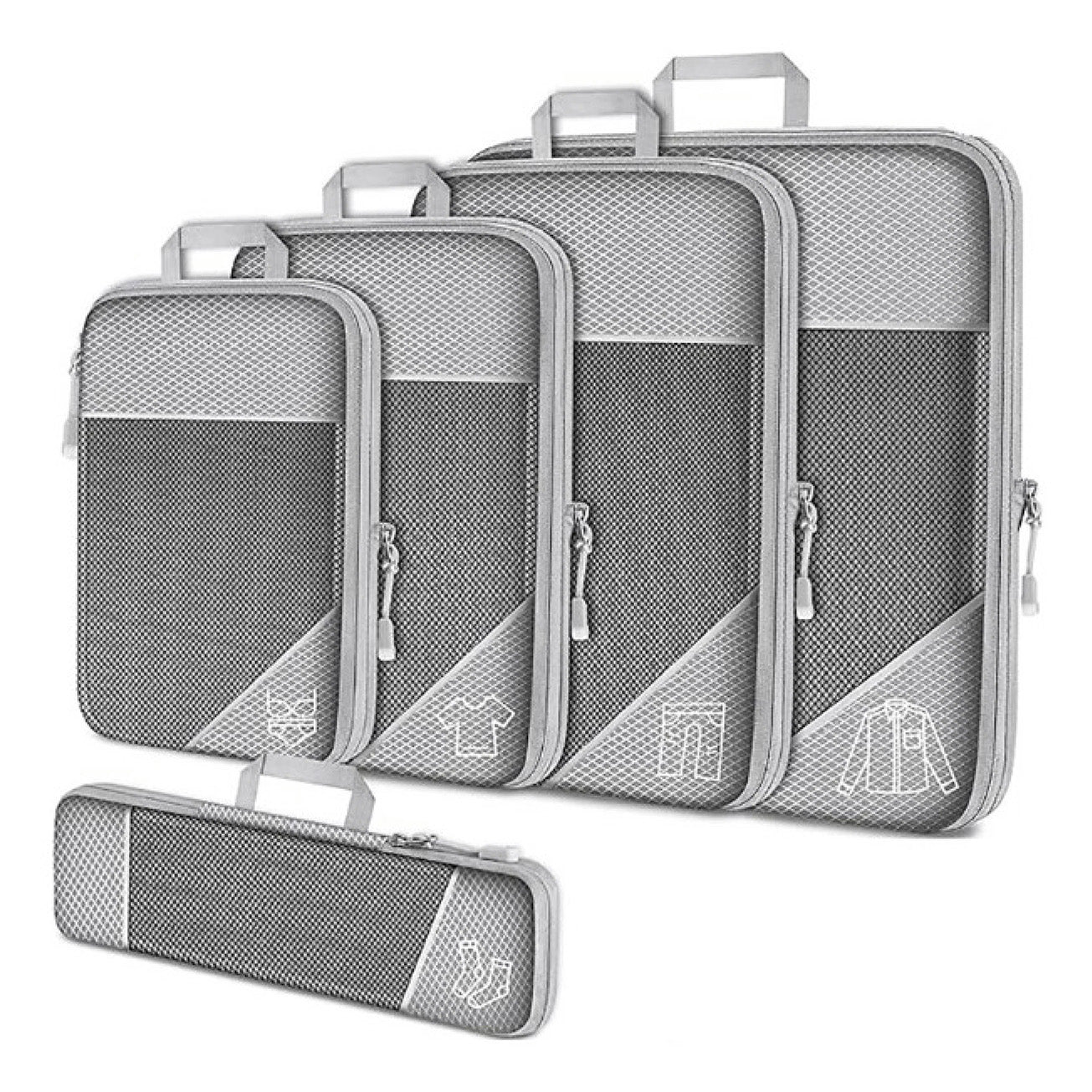 5-Piece Compression Packing Cubes