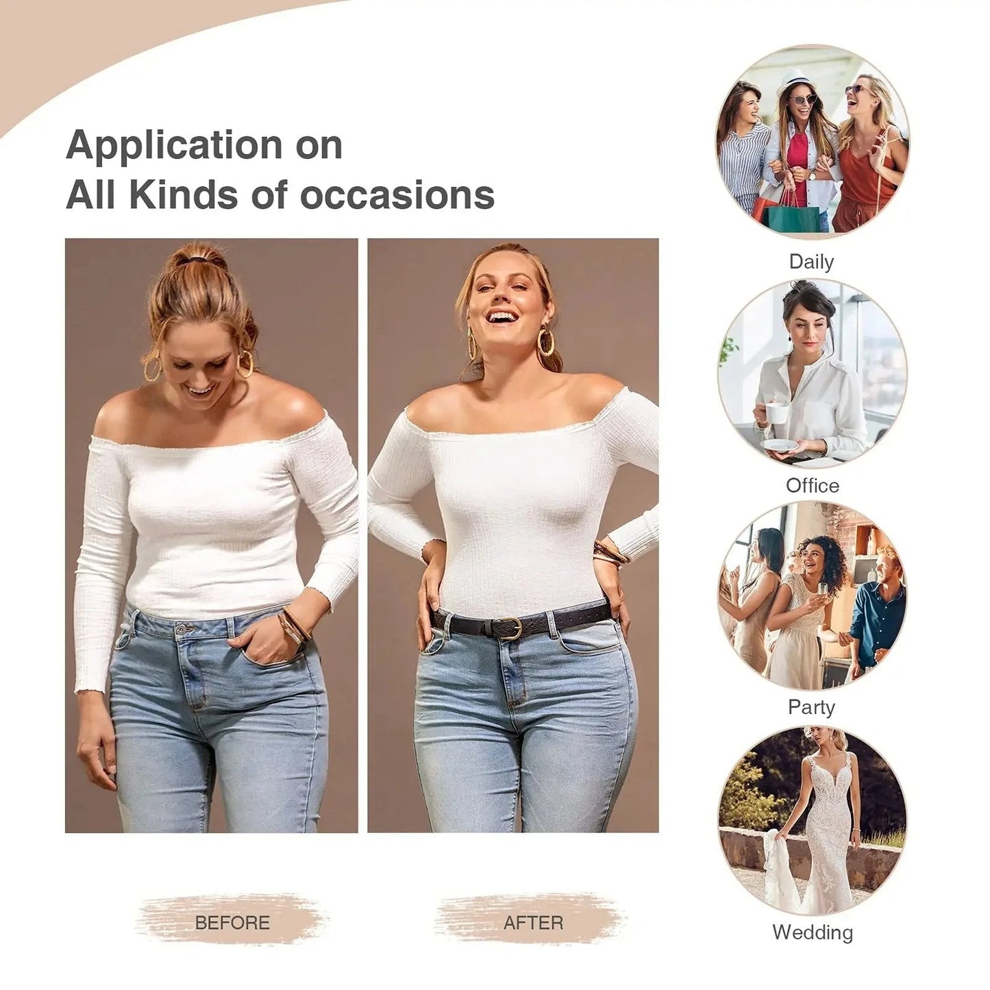 Shapewear Shorts with Tummy Control & Lift