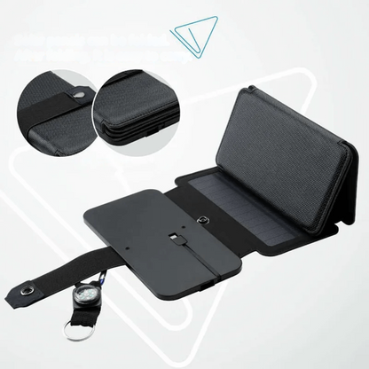 Solar Phone Charger for Hiking and Camping