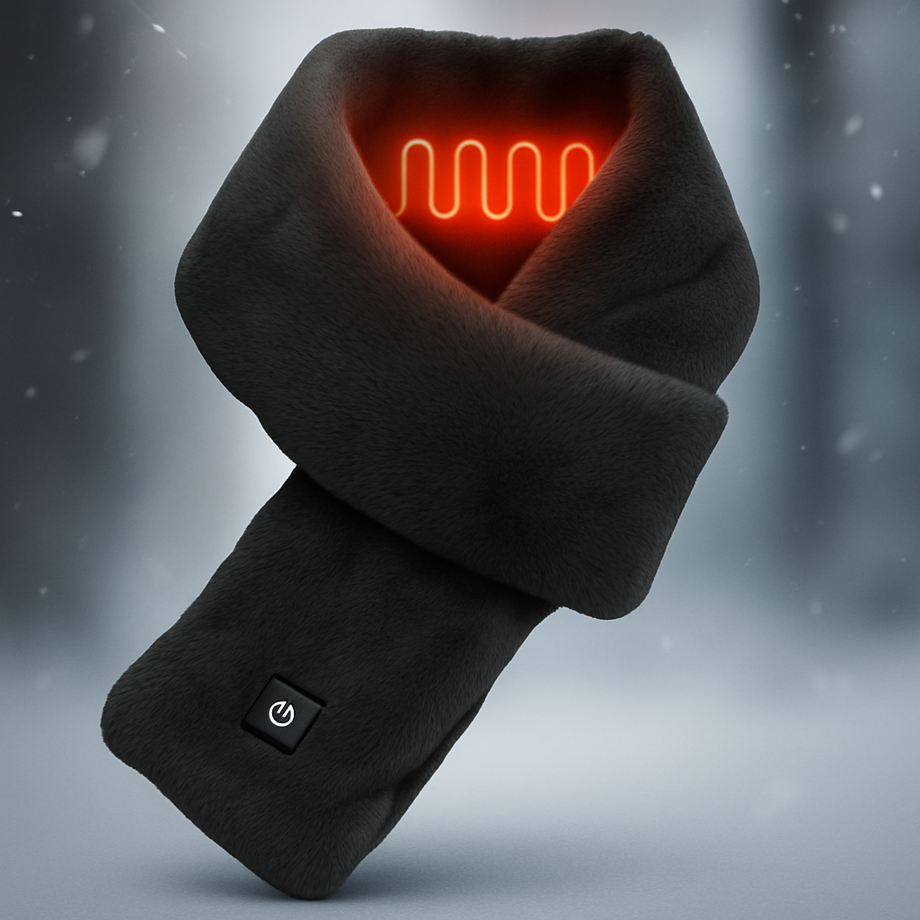 Heated Scarf with Soft Fleece for Winter Warmth