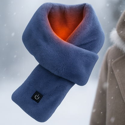 Heated Scarf with Soft Fleece for Winter Warmth