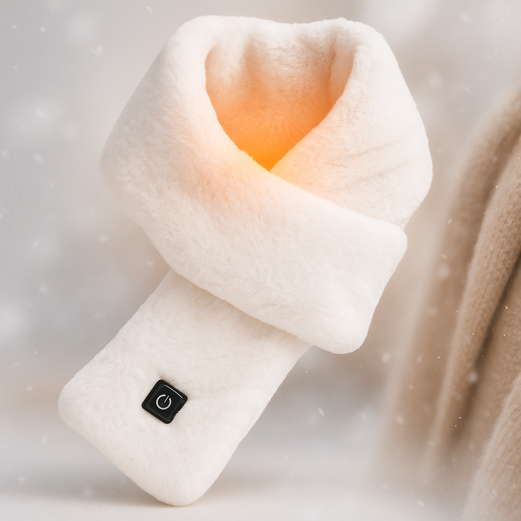 Heated Scarf with Soft Fleece for Winter Warmth