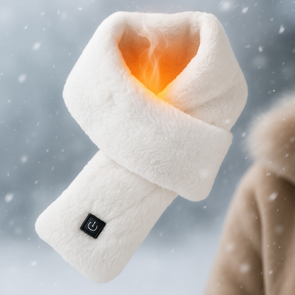 Heated Scarf with Soft Fleece for Winter Warmth