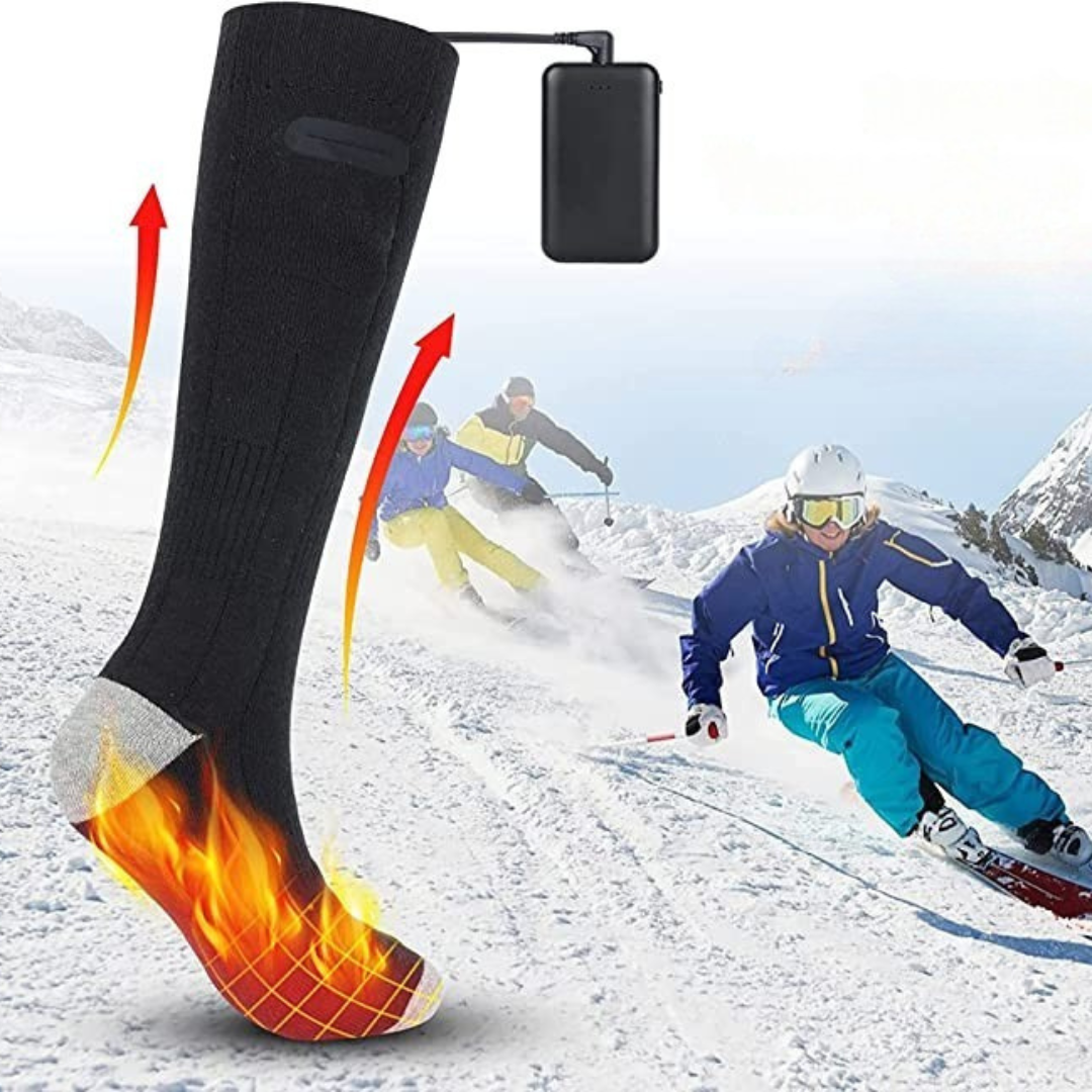 Heated Thermal Socks with Rechargeable Battery