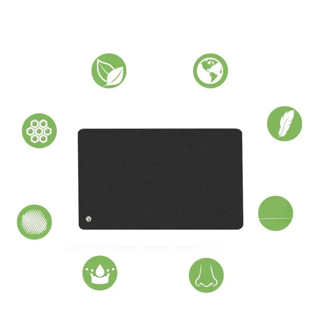 Yoga Mat with Grounding Energy Support