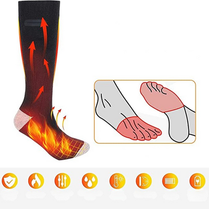 Heated Thermal Socks with Rechargeable Battery