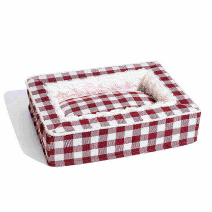 Dog Bed with Foam Support and Plush Lining