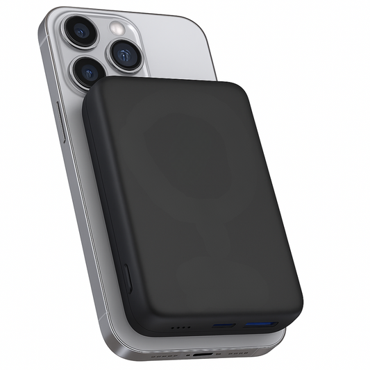 Wireless Charger Power Bank with Magnetic Design