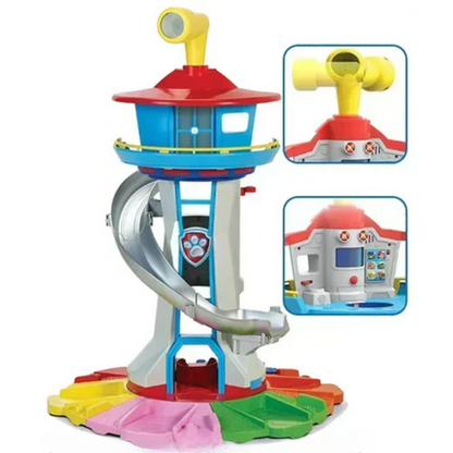 Kids Play Tower with Slide and Figures