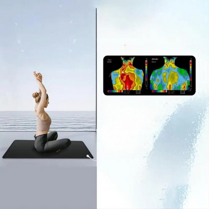 Yoga Mat with Grounding Energy Support