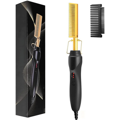 Hot Comb Straightener for Beard and Hair