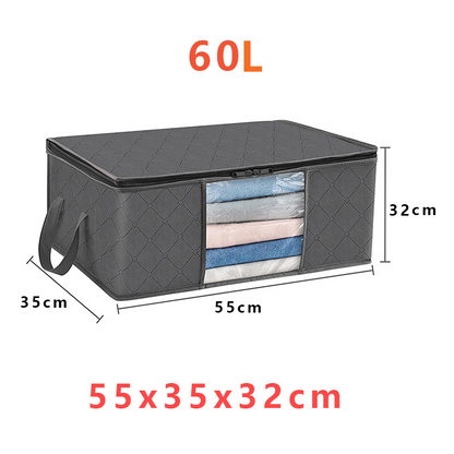Storage Boxes with Handles for Clothes Organization