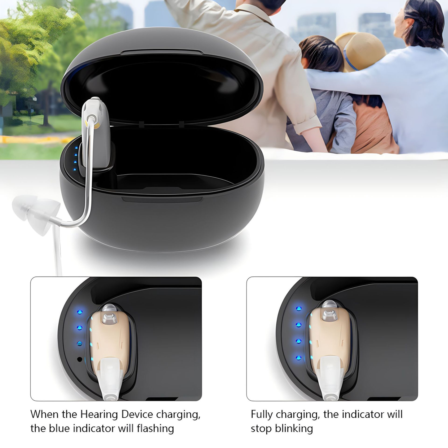 Hearing Aids Bluetooth Rechargeable Noise Reducing