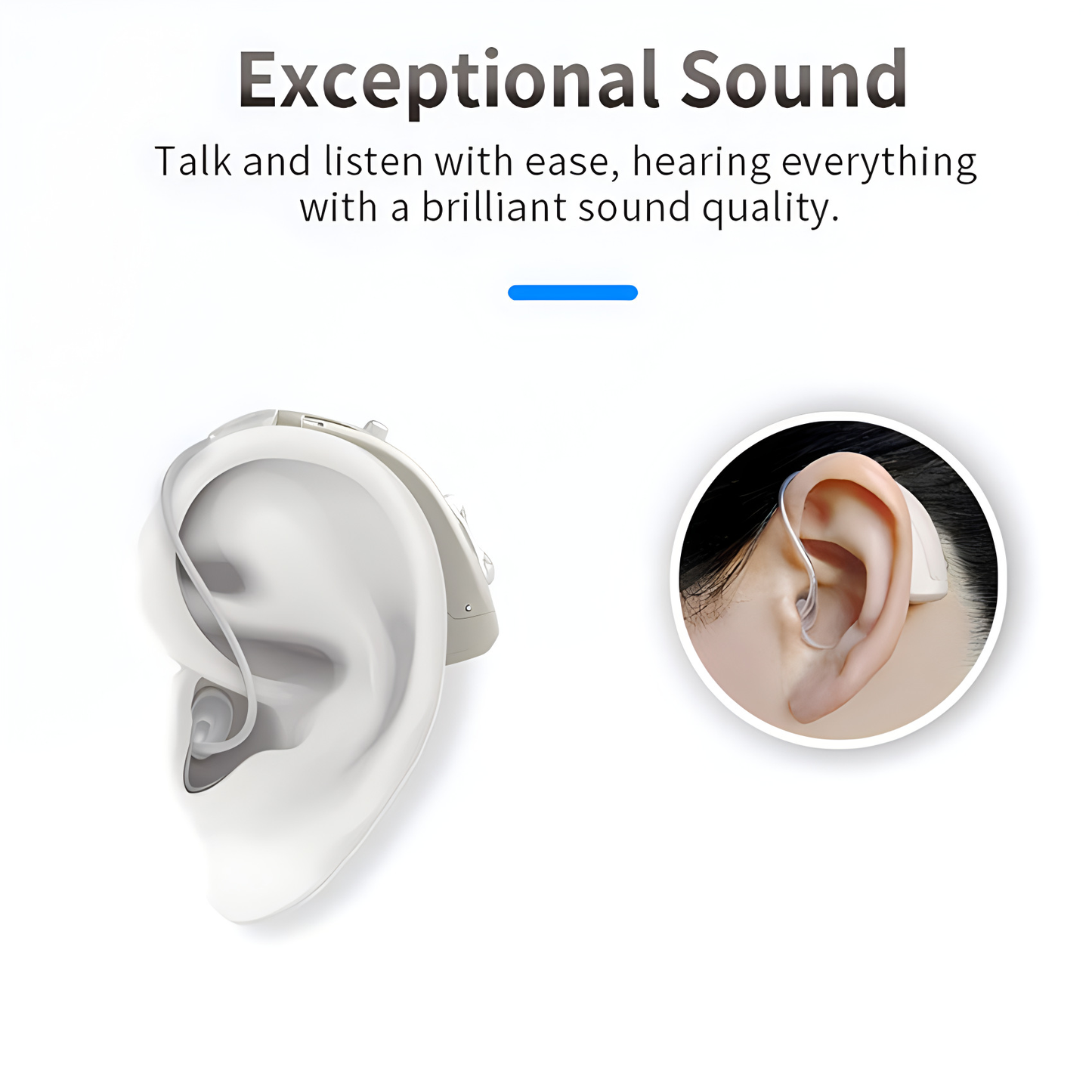 Hearing Aids Bluetooth Rechargeable Noise Reducing