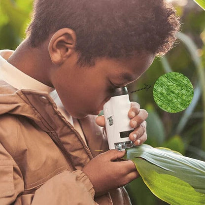 Kids Portable LED Pocket Microscope Toy