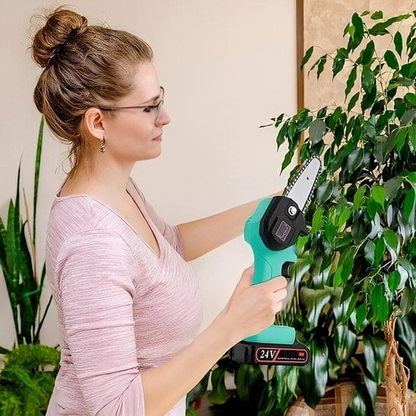 Cordless Mini Chainsaw for Garden Pruning