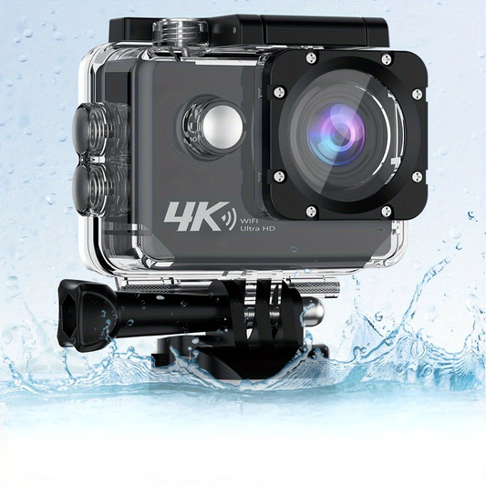 Action Camera 4K Waterproof with WiFi Control