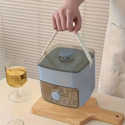 Ice Maker Tray with Storage Large Capacity