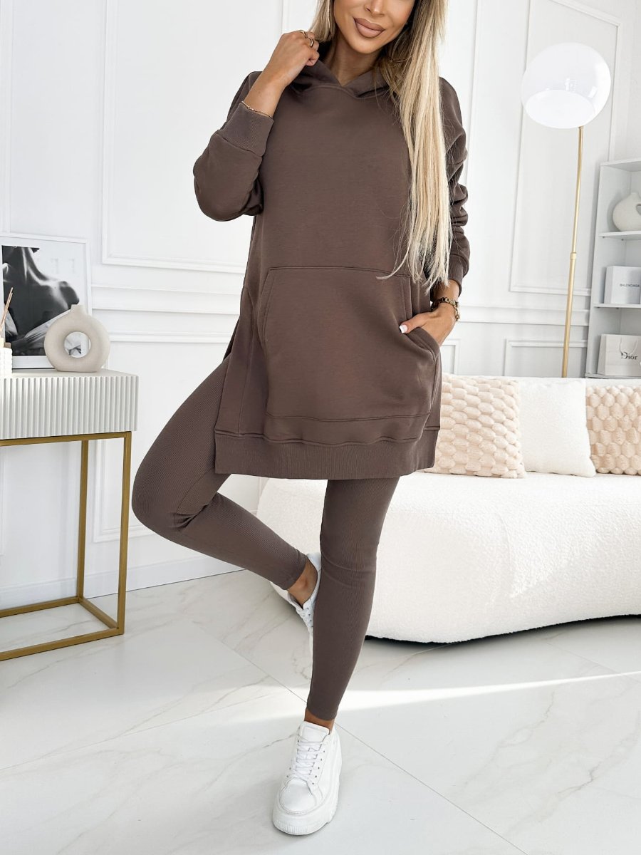 Chic Comfort-set: huvtröja och leggings (2 delar)