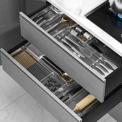 Kitchen Drawer Organizer with Adjustable Compartments