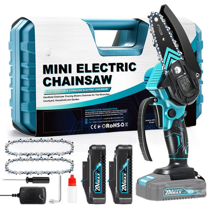 Electric Chainsaw Cordless Lightweight for Pruning