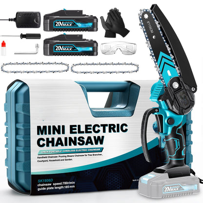 Electric Chainsaw Cordless Lightweight for Pruning