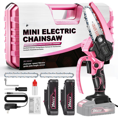 Electric Chainsaw Cordless Lightweight for Pruning