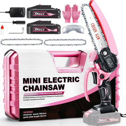 Electric Chainsaw Cordless Lightweight for Pruning