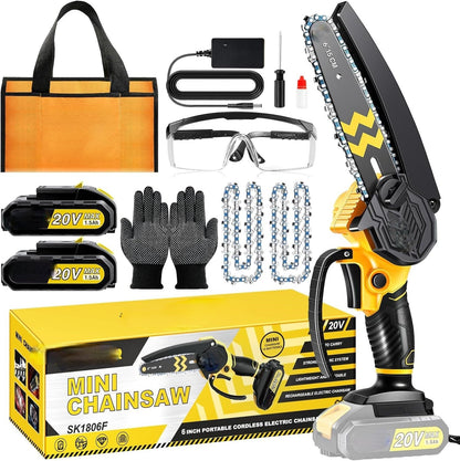 Electric Chainsaw Cordless Lightweight for Pruning
