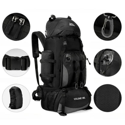 Hiking Backpack Waterproof 90L for Camping Trips