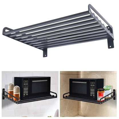 Wall-Mounted Microwave Rack