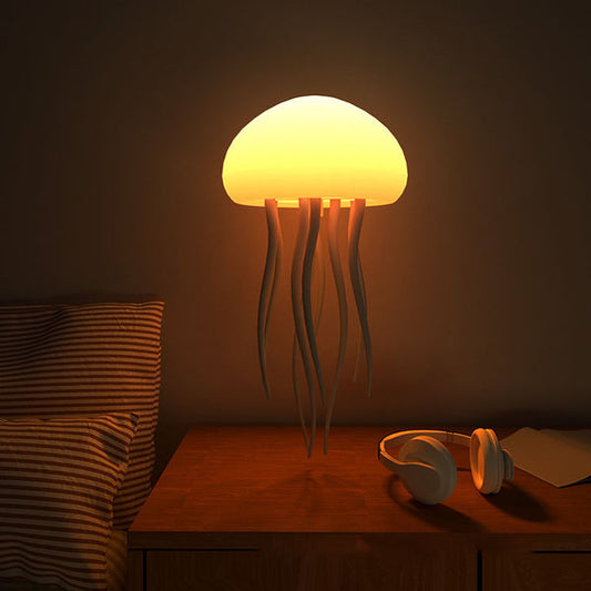 Table Lamp Soft Glow Jellyfish Design Light