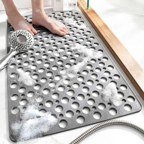 Non-Slip Bathroom Shower Mat for Wet Floors