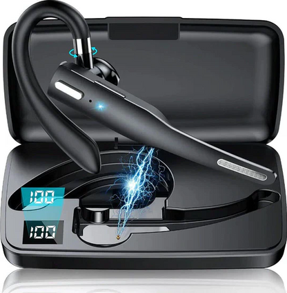 Bluetooth Headset with Mic Noise Cancelling Earpiece