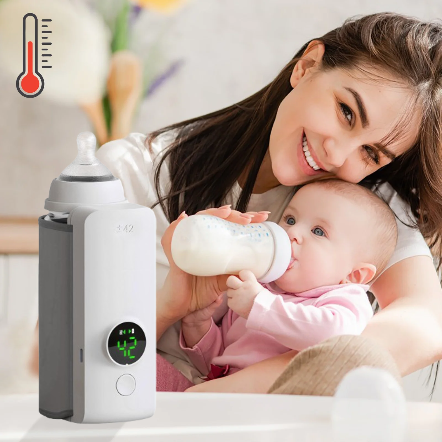 Baby Bottle Warmer for Travel and Home Use