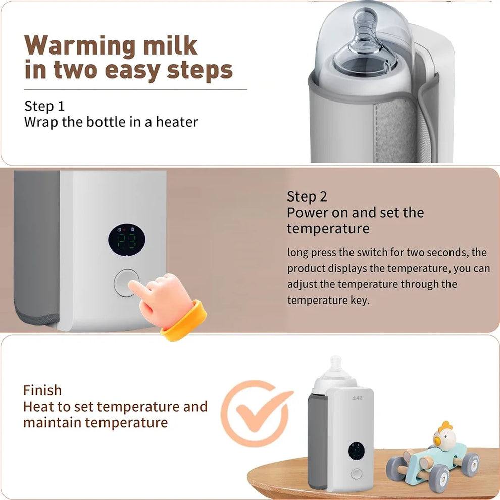 Baby Bottle Warmer for Travel and Home Use