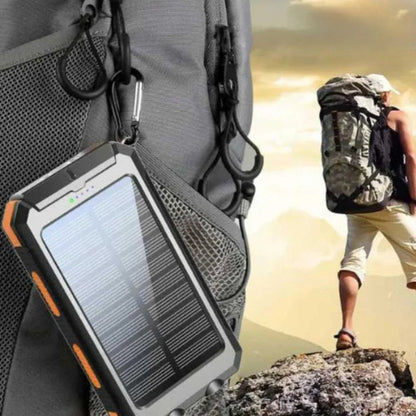 Solar Power Bank Waterproof Portable Charger