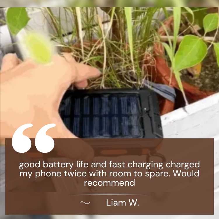 Solar Power Bank Waterproof Portable Charger