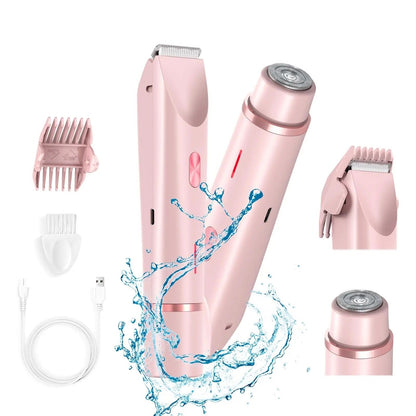 Electric Trimmer Waterproof Rechargeable Bikini Shaver