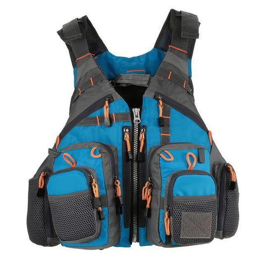 Fishing Life Vest with Multiple Storage Pockets